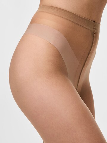 PIECES Nylonstrømpebukser 'PCNew Nikoline' i beige