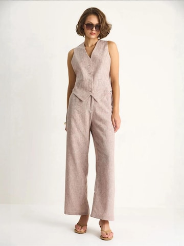 Bianco Lucci Broekpak in Beige: voorkant