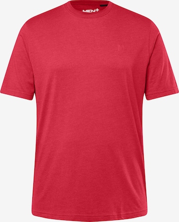 Men Plus T-Shirt in Rot: Vorderseite
