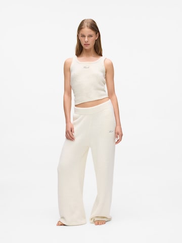 Regular Pantalon Karl Lagerfeld en beige