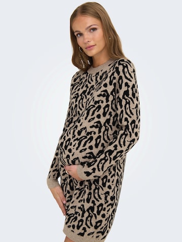 Rochie tricotat 'OLMJenni' de la Only Maternity pe bej