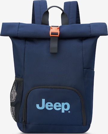 Zaino 'JS016D' di Jeep in blu: frontale