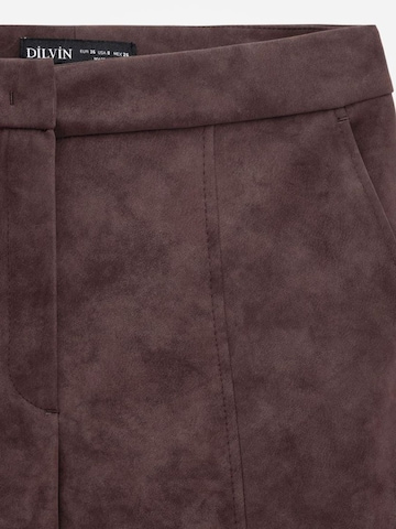Wide Leg Pantalon Dilvin en marron