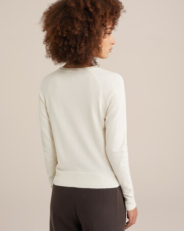 Cardigan WE Fashion en blanc