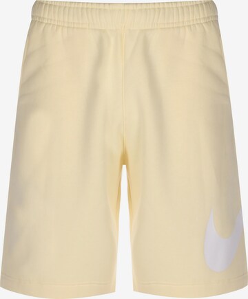 Pantaloni 'Club' di Nike Sportswear in giallo: frontale