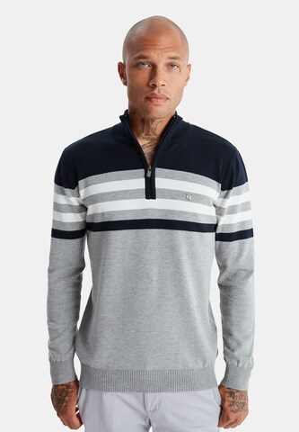 Jimmy Sanders Pullover 'Evangelia' in Grau: Vorderseite