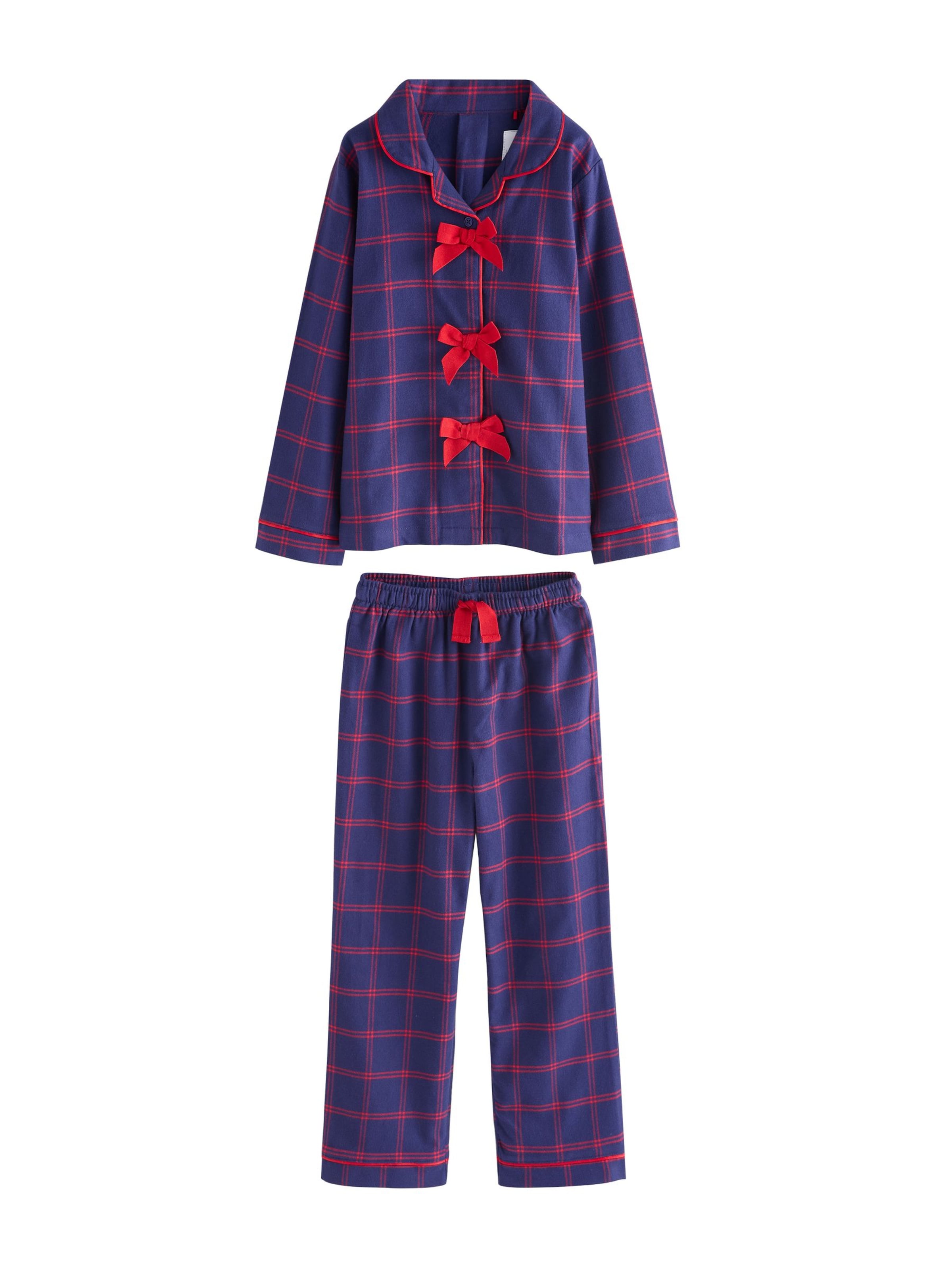 Pijamale de la Next pe albastru: față