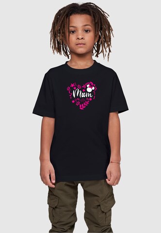 ABSOLUTE CULT Shirt 'Mother's Day - Minnie Mum Heart' in Zwart: voorkant