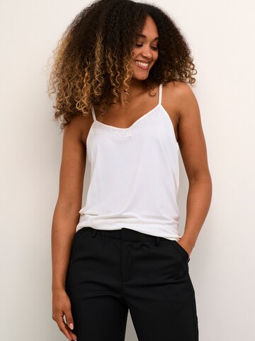 Cream Top 'Trulla' in White: front