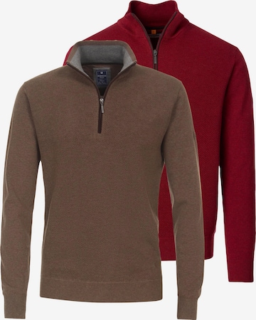 redmond Trui 'Basic' in Rood: voorkant
