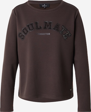 monariSweater majica - smeđa boja: prednji dio