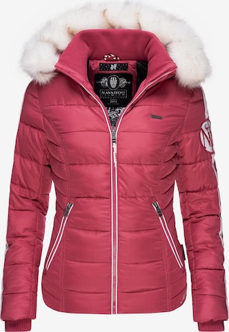 NAVAHOO Winter jacket 'Khingaa's' in Red: front