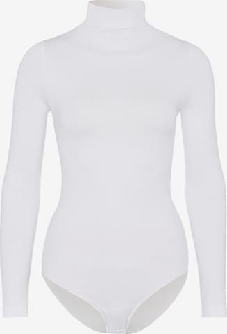 FALKE Bodysuit 'Rich Cotton' in White: front