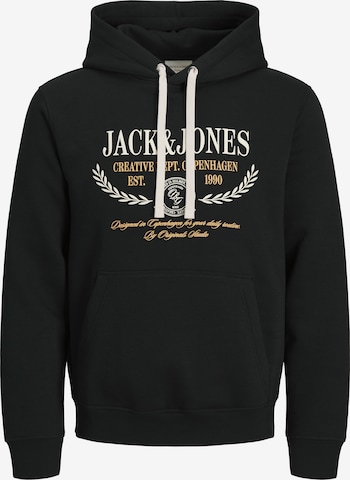 JACK & JONES - Sudadera 'JORFREDERIKSBERG' en negro: frente
