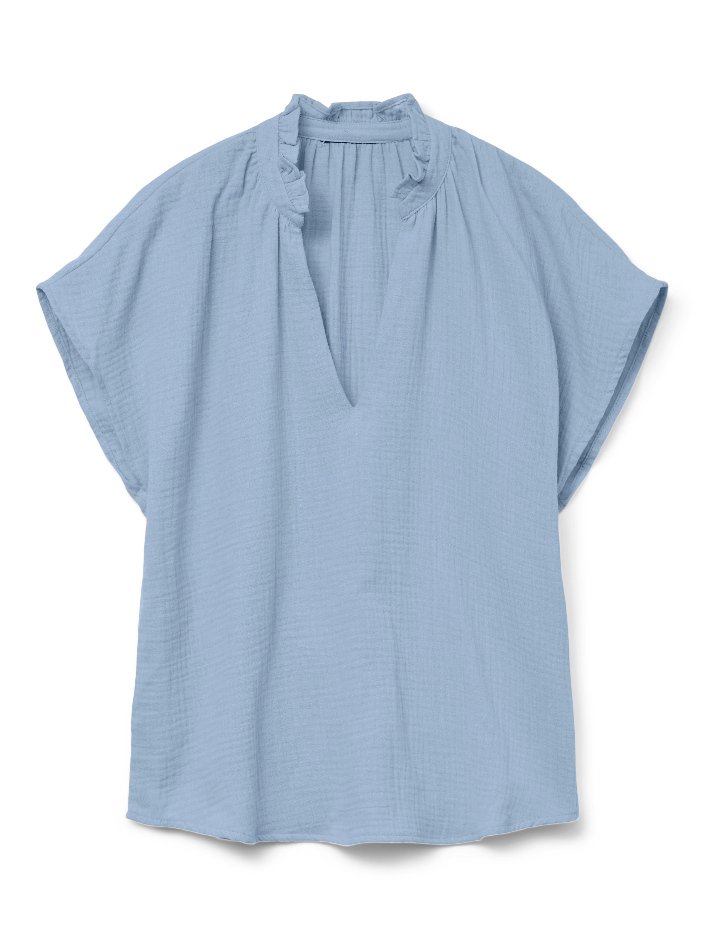 VERO MODA Halenka 'VMNATALI' – modrá: přední strana