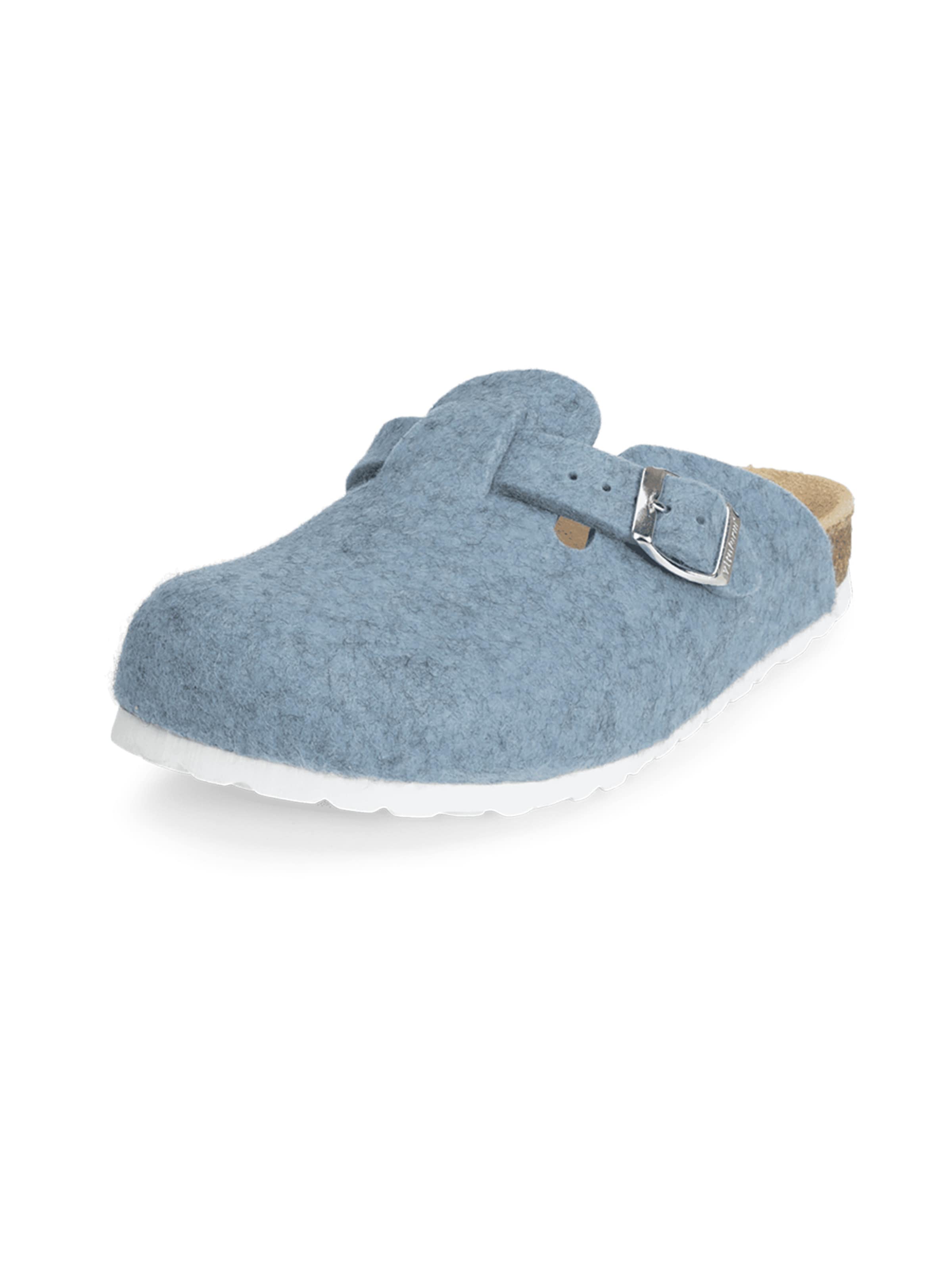 Pantoufle VITAFORM en bleu : devant