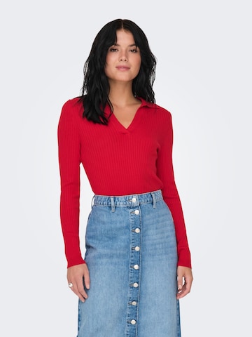 ONLY - Pullover 'ONLKaya' em vermelho: frente