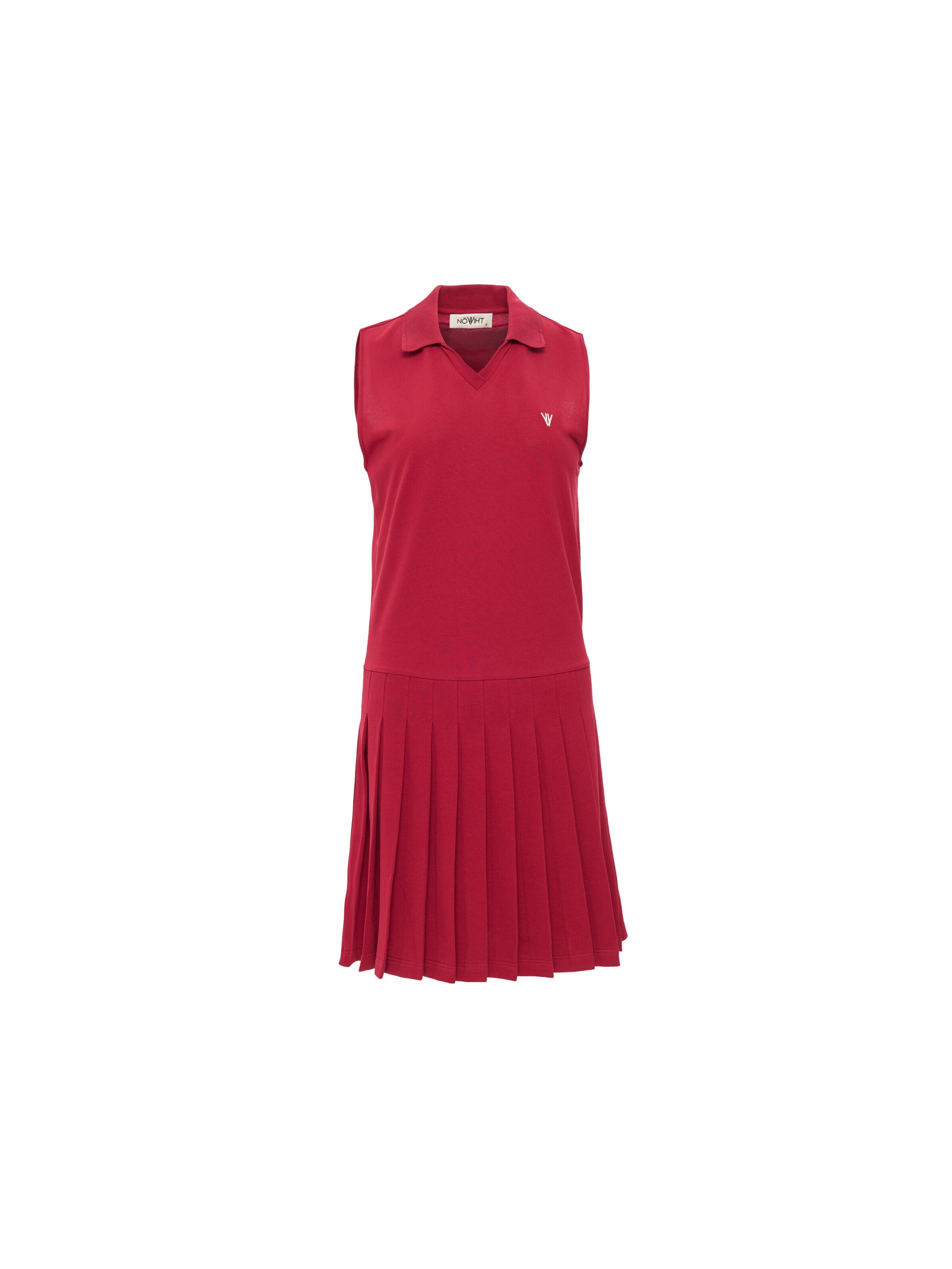 NOWIHT Jurk 'Allegra' in Rood: voorkant