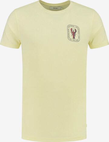 Shiwi Shirt 'Lobster Beach' in Yellow: front