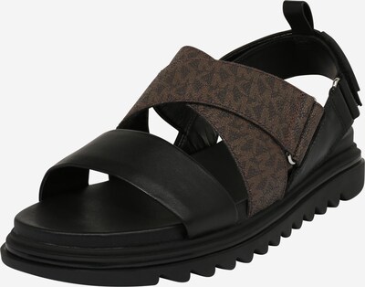 Sandale 'DAMON' MICHAEL Michael Kors pe maro / negru, Vizualizare produs