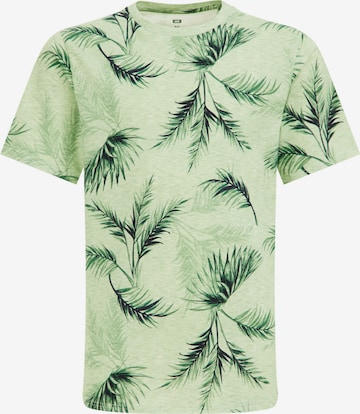 T-Shirt WE Fashion en vert : devant