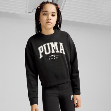 PUMA Sweatshirt 'Squad' in Zwart: voorkant