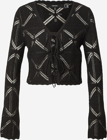 VERO MODA Kardigán 'VMLola' - Čierna: predná strana