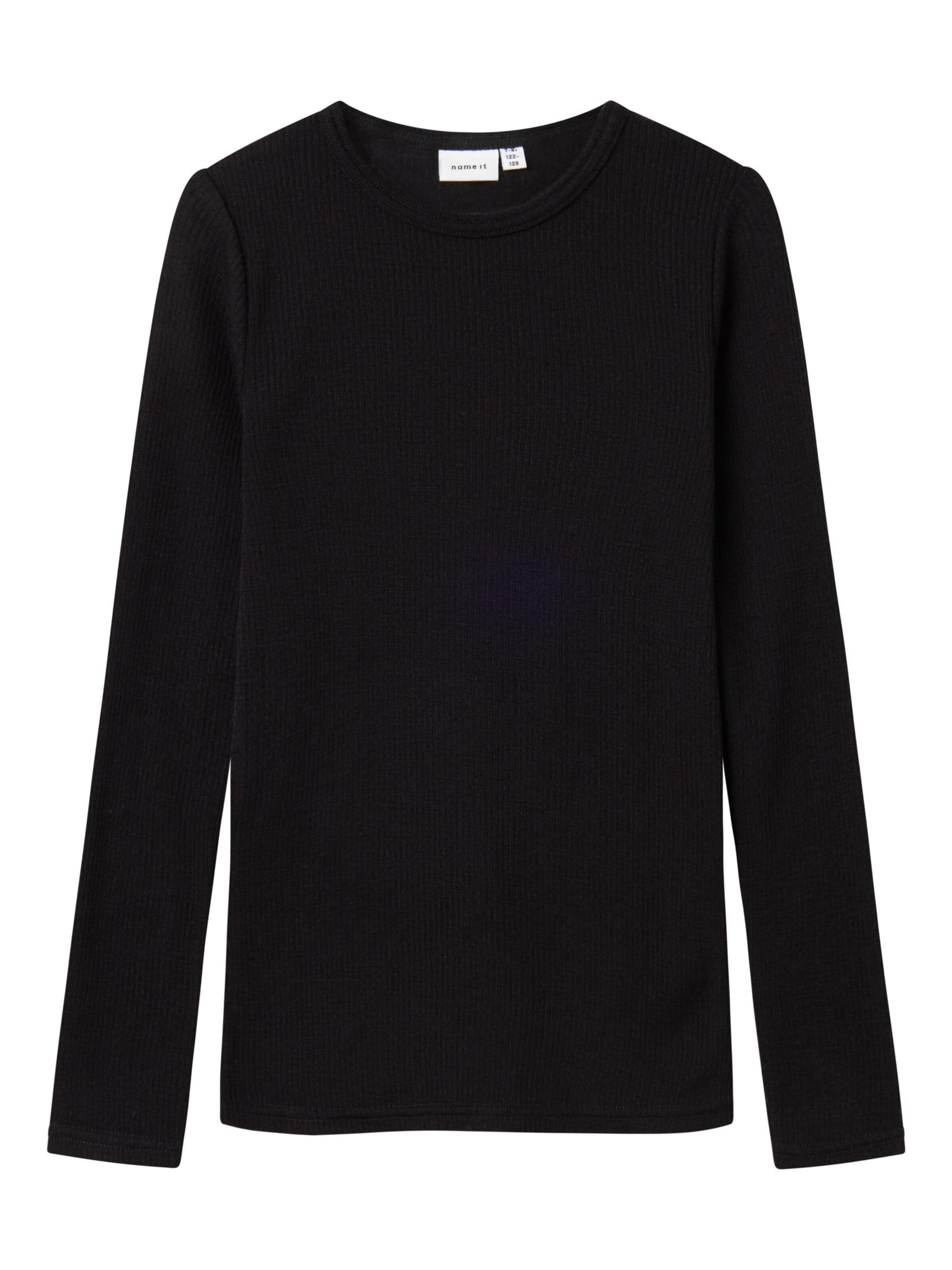NAME IT - Camiseta en negro: frente