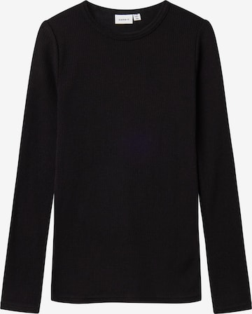 NAME IT - Camiseta en negro: frente