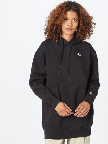 Champion Authentic Athletic Apparel Sweatshirt in Black: front