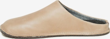 Gottstein Huisschoenen 'Leather Loafer' in Beige: voorkant