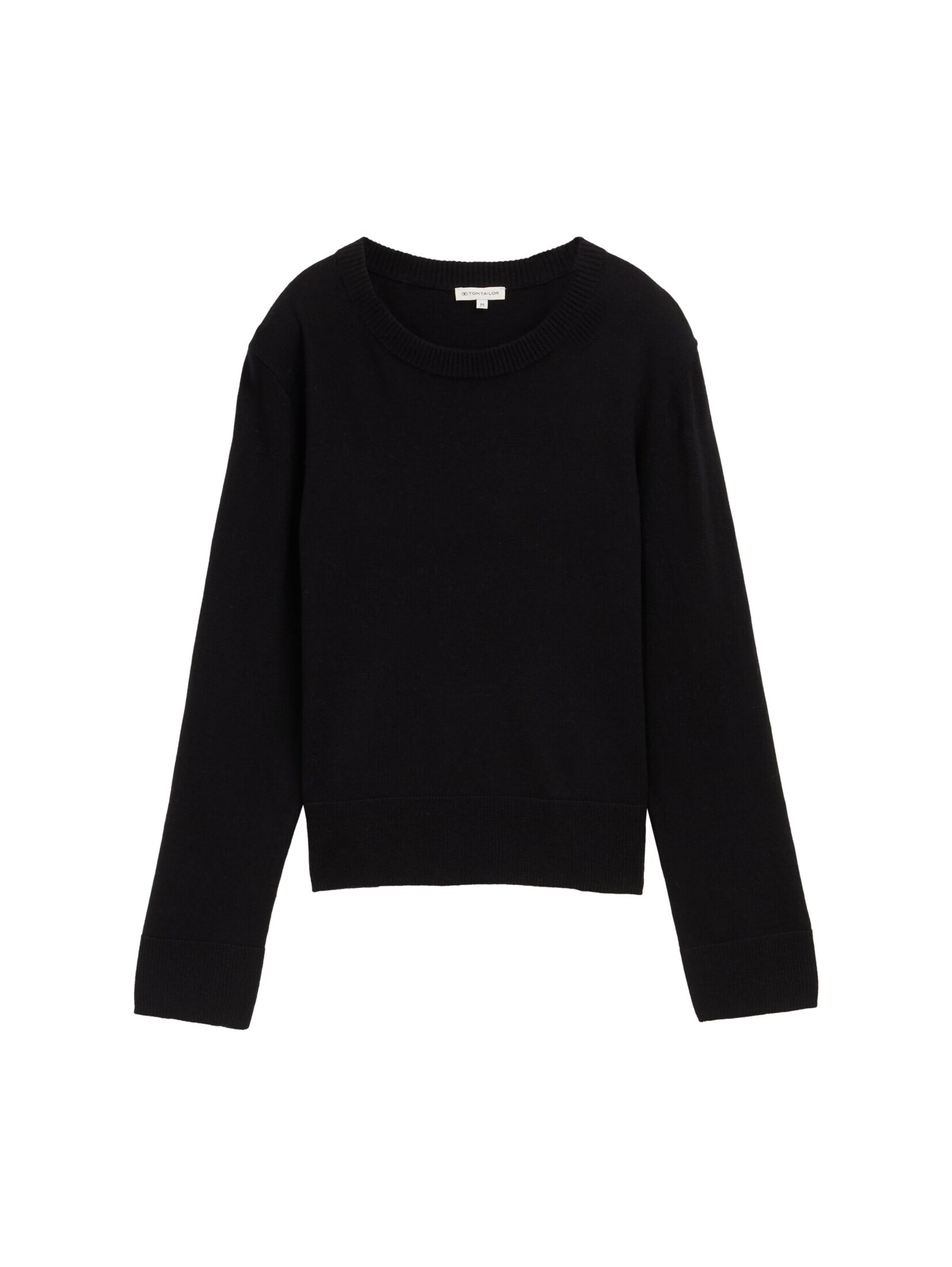 TOM TAILOR Pullover in Schwarz: Vorderseite