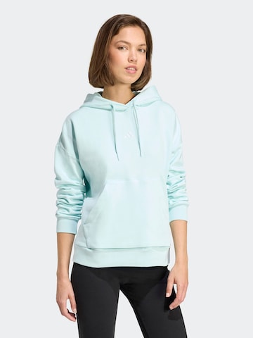 ADIDAS SPORTSWEAR Sportovní mikina 'Essentials' – zelená: přední strana