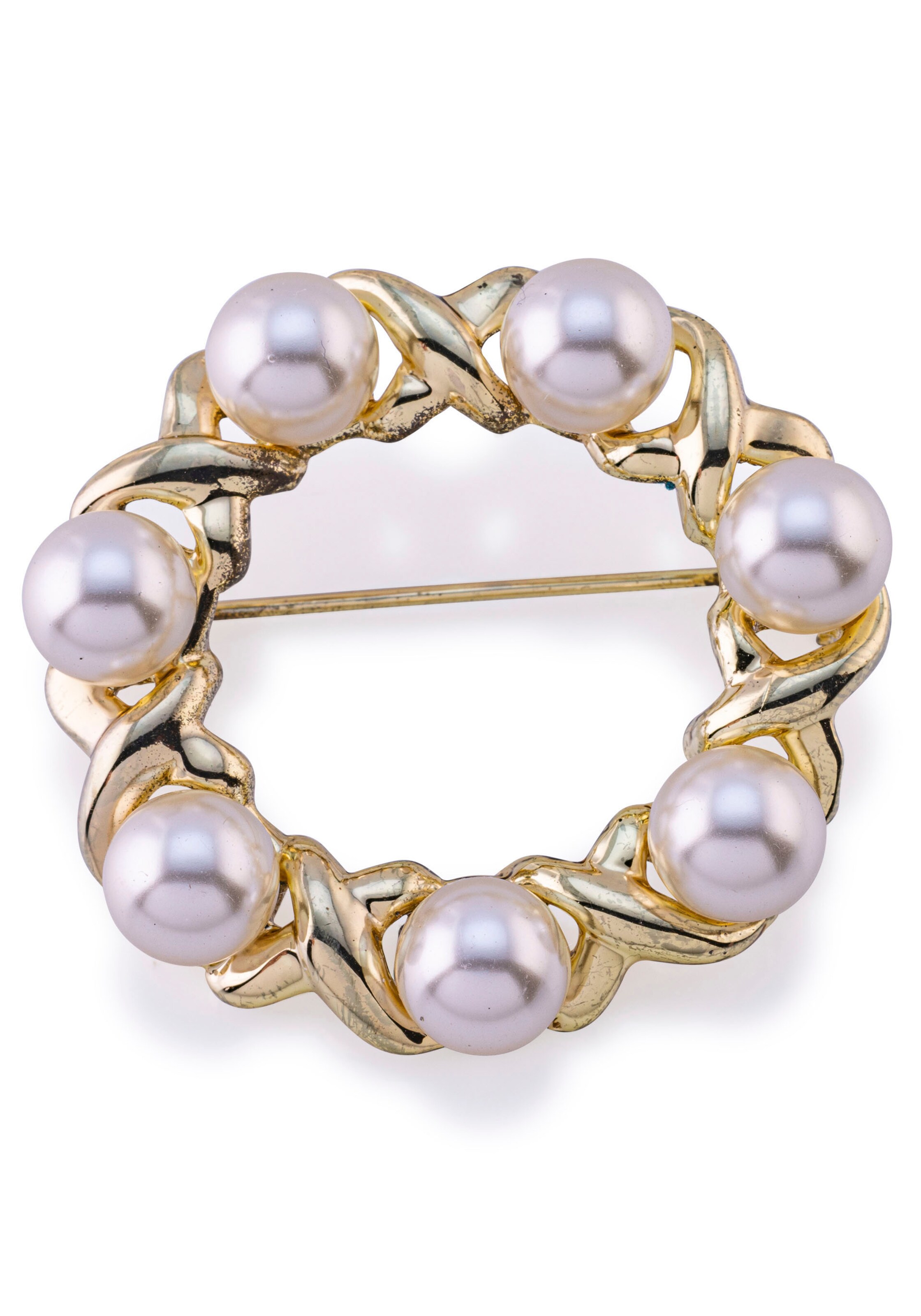 J. Jayz Brosche in Gold: Vorderseite