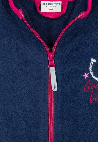 SALT AND PEPPER Fleecejacke in Blau