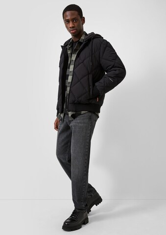 Veste d’hiver QS en noir : devant