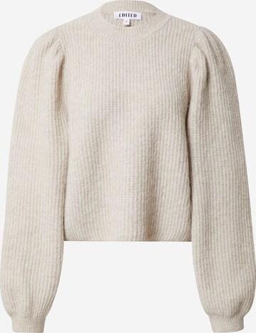 EDITED Sweater 'Sue' in Beige: front