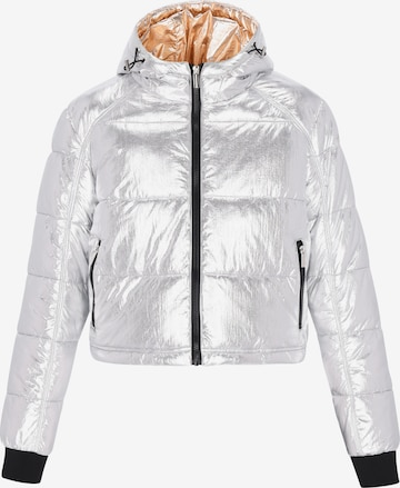 faina Jacke in Silber: Vorderseite