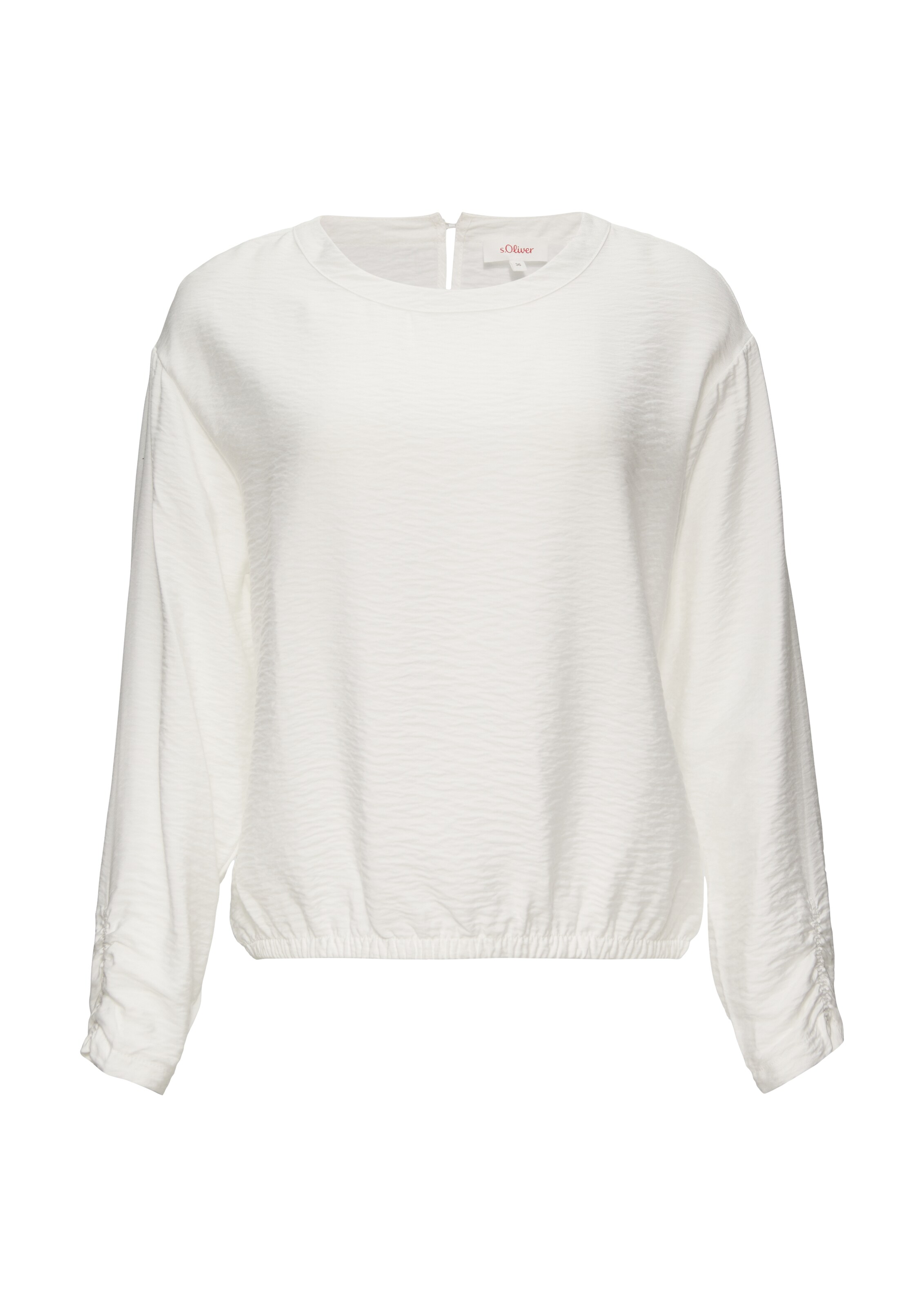 s.Oliver Bluse in naturweiß, Produktansicht