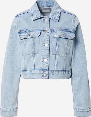 Gina Tricot Between-Season Jacket in Blue: front