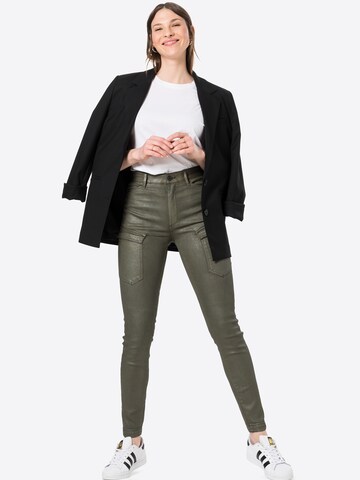 G-Star RAW - Skinny Pantalón vaquero cargo en verde