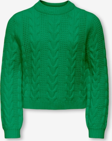 ONLY GIRLS Sweater in Green: front