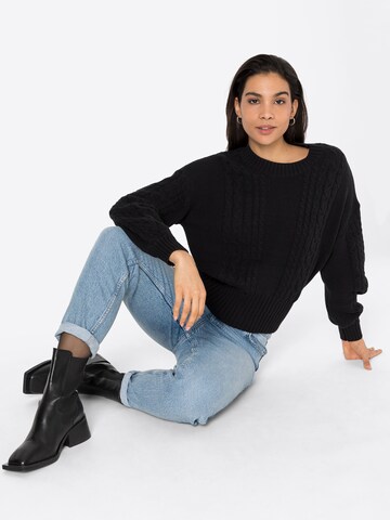 ICHI Sweater 'POLITE' in Black
