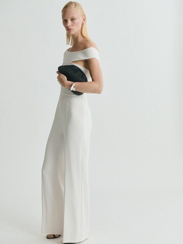 MANGO Jumpsuit 'Yep' in White: front
