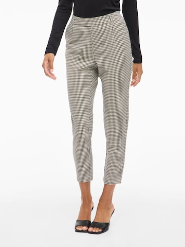 VILA - Slimfit Pantalón en beige: frente