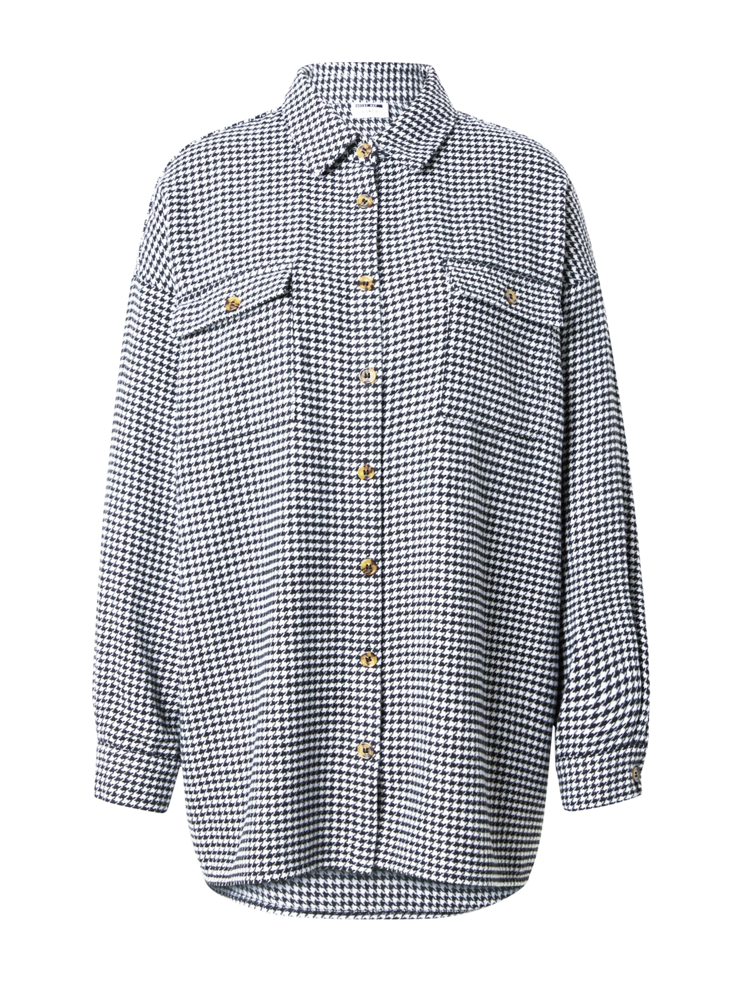 Noisy may Φθινοπωρινό και ανοιξιάτικο μπουφάν 'NMFlanny' σε μαύρο: μπροστά