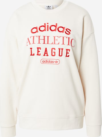 ADIDAS ORIGINALS Sweatshirt in Beige: front