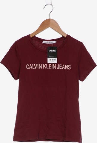 Calvin Klein Jeans T-Shirt S in Rot: predná strana