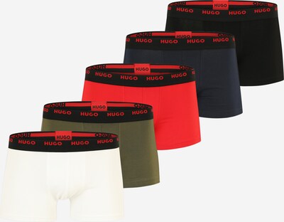 HUGO Boxers em marinho / vermelho / preto / branco, Vista do produto