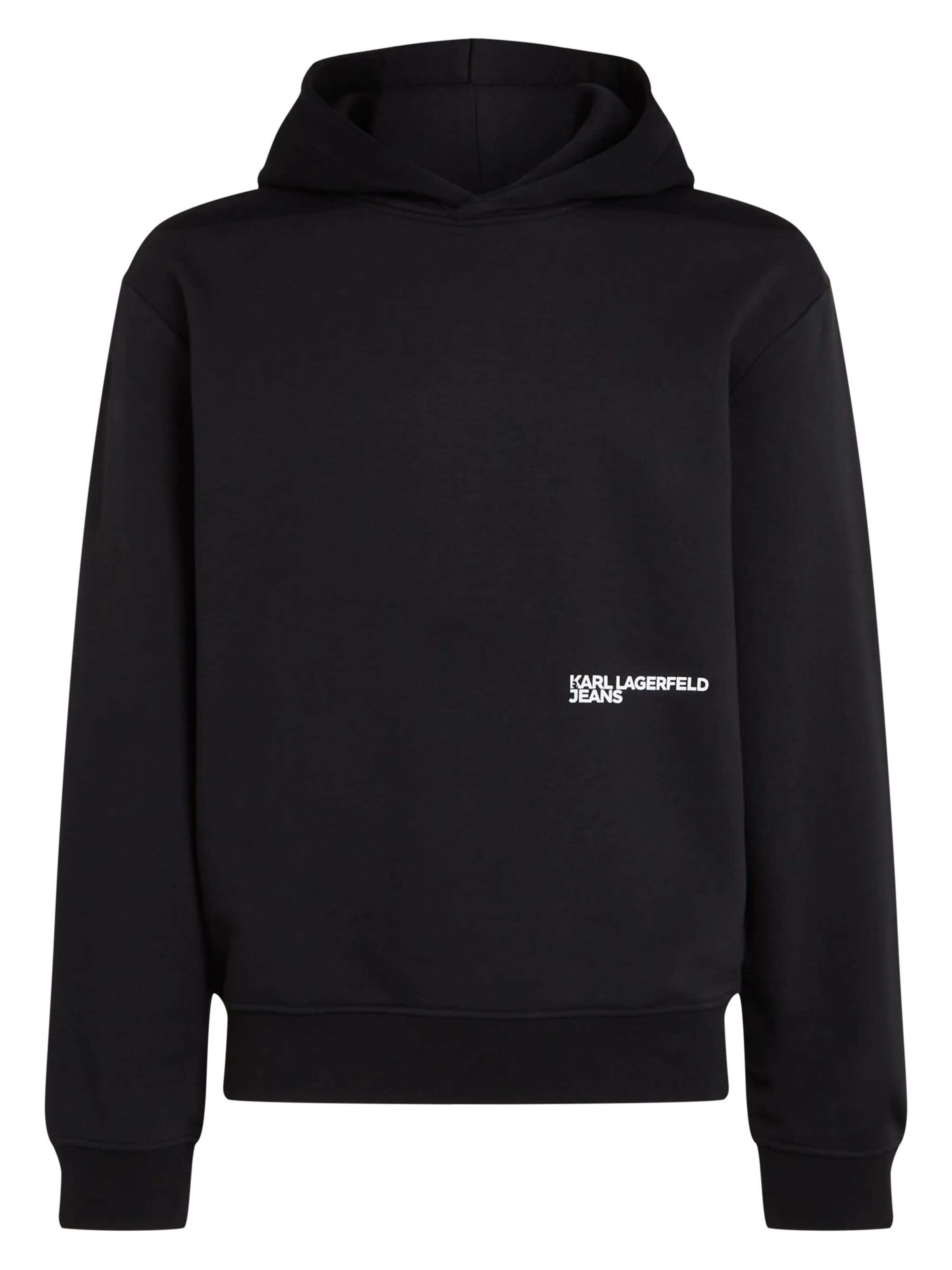 KARL LAGERFELD JEANS - Sudadera en negro: frente